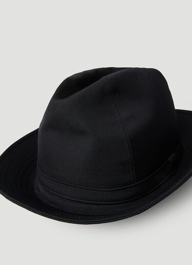 Yohji Yamamoto Fedora Hat Black yoy0148024
