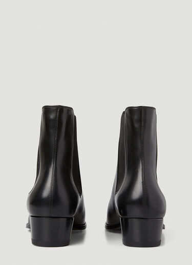 Saint Laurent Heeled Chelsea Boots Black sla0145030