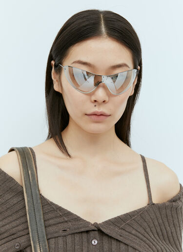 Acne Studios Metal Frame Sunglasses Silver cns0354004