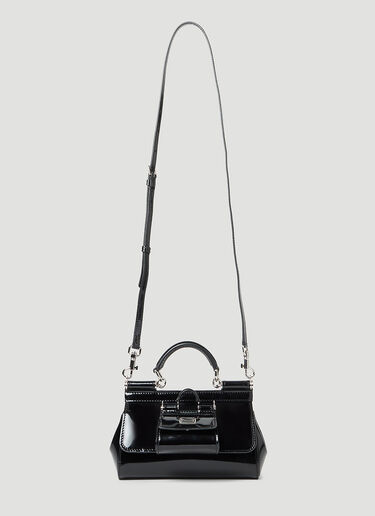 Dolce & Gabbana Kim Coin Pocket Sicily Handbag Black dol0252022