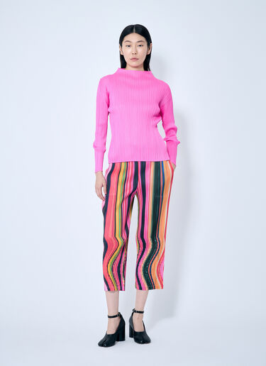 Pleats Please Issey Miyake Warp Pleated Pants Multicolour plp0259002