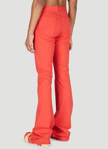 Marni Fitted Flare Pants Red mni0152008