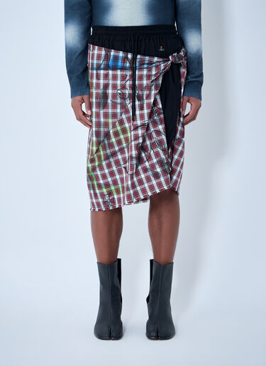 Vivienne Westwood Chippendale Boxing Shorts Red vvw0163004