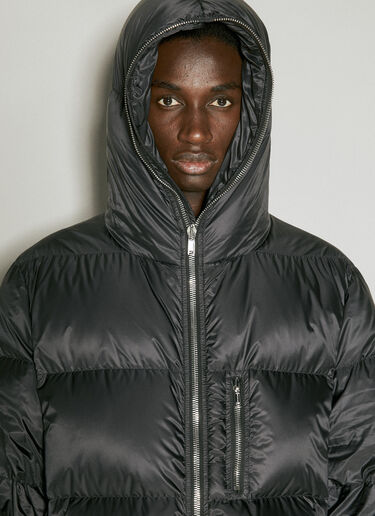 Gimp Long Down Coat Moncler + Rick Owens Gimp Long Down Coat Black mcs0355005