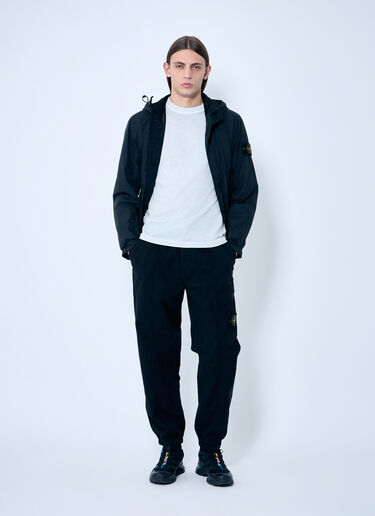Stone Island Compass Patch Cargo Pants Black sto0160020