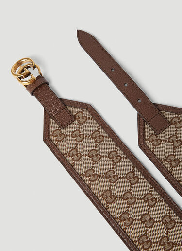 Gucci GG Marmont Wide Belt Brown guc0251140