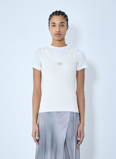 Layered T-Shirt Acne Studios Layered T-Shirt White acn0260005