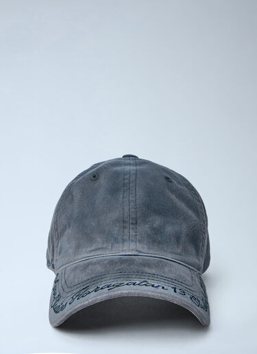 Acne Studios Logo Baseball Cap Grey acn0164010