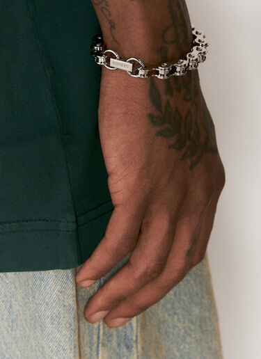 VETEMENTS Biker Chain Bracelet Silver vet0156016