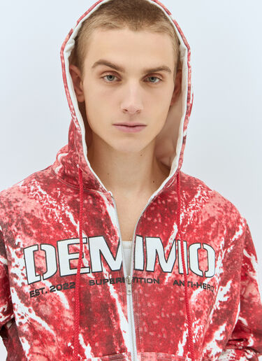 DEMMO Return To Flesh Hooded Sweatshirt Red dem0159001