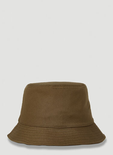 Stone Island 로고 패치 버킷 햇 그린 sto0152096