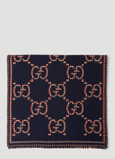 Gucci GG Scarf Navy guc0152119
