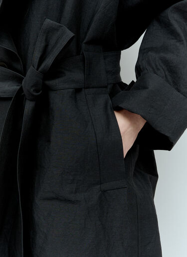 Issey Miyake Shaped Membrane Coat Black ism0256001