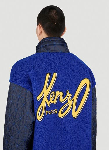 Kenzo Archive Logo Zip Up Jacket Blue knz0154018
