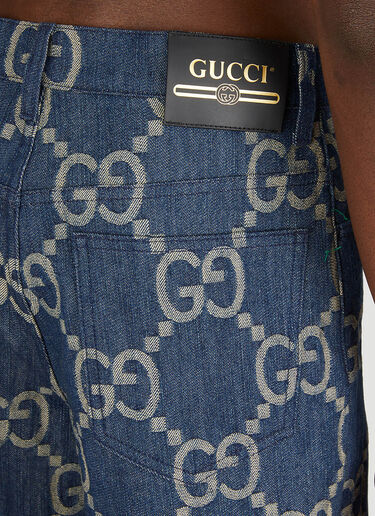 Gucci GG デニムバミューダショーツ ブルー guc0150030