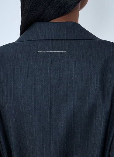 MM6 Maison Margiela Belted Blazer Black mmm0264003