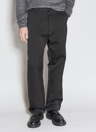 Prada Silk And Cotton Pants Black pra0155008