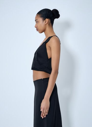 TOTEME V-neck Sleeveless Top Black tot0264022