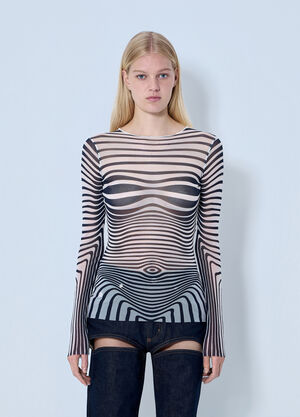 Jean Paul Gaultier Re-Edition The Body Morphing Top Grey jpg0264010