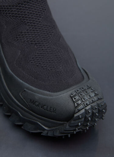 Moncler Trailgrip Knit High Top Sneakers Black mon0255045