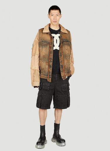 ディストレス ロゴセーター Dolce & Gabbana ディストレス ロゴセーター ブラック dol0152006