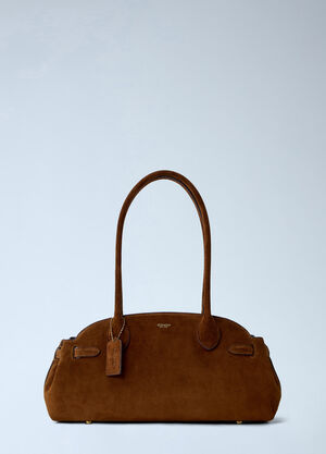 Coach Suede Empire Carryall Bag 34 Brown coa0264042