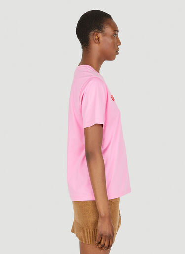 Burberry Margot Logo Print T-Shirt Pink bur0249033