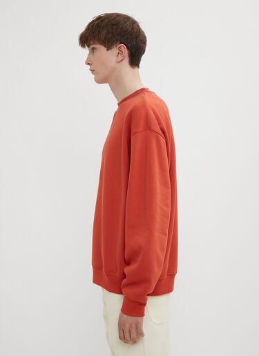 Logo Motif Sweatshirt Acne Studios Logo Motif Sweatshirt Orange acn0134038