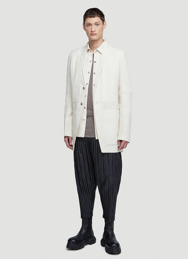 Rick Owens Lido Blazer Cream ric0147001