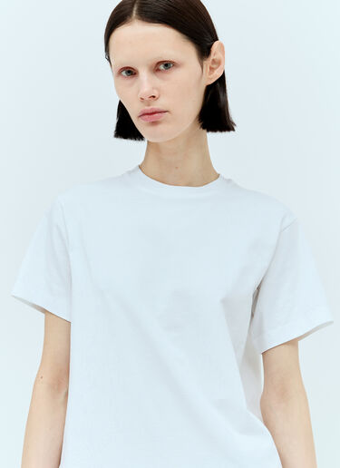 TOTEME Classic Cotton T-Shirt White tot0257027