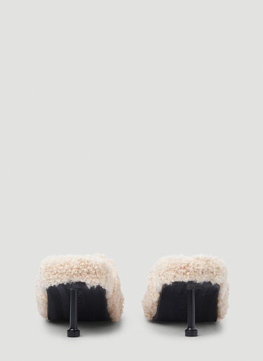 Balenciaga Furry 高跟凉鞋 米 bal0247141