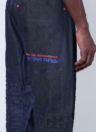 Walter Van Beirendonck x G-STAR Embossed Denim Jeans Blue wlt0160031