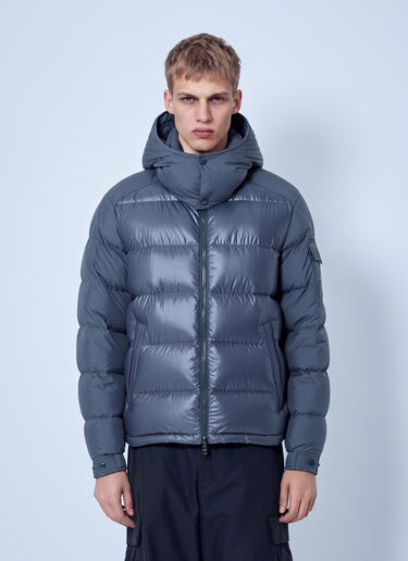 LN-CC® - Moncler: Maya Hooded Short Down Jacket - Dark Grey Moncler Maya Hooded Short Down Jacket Dark Grey mon0166041