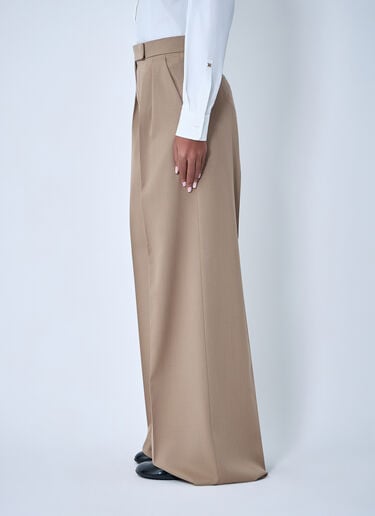Max Mara Wool Tailored Pants Brown max0263033