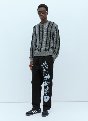 Airbrush Icon Twill Pants Stüssy Airbrush Icon Twill Pants Black sts0152059