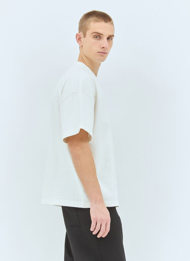 Jil Sander Logo Print T-Shirt Off white jil0158002
