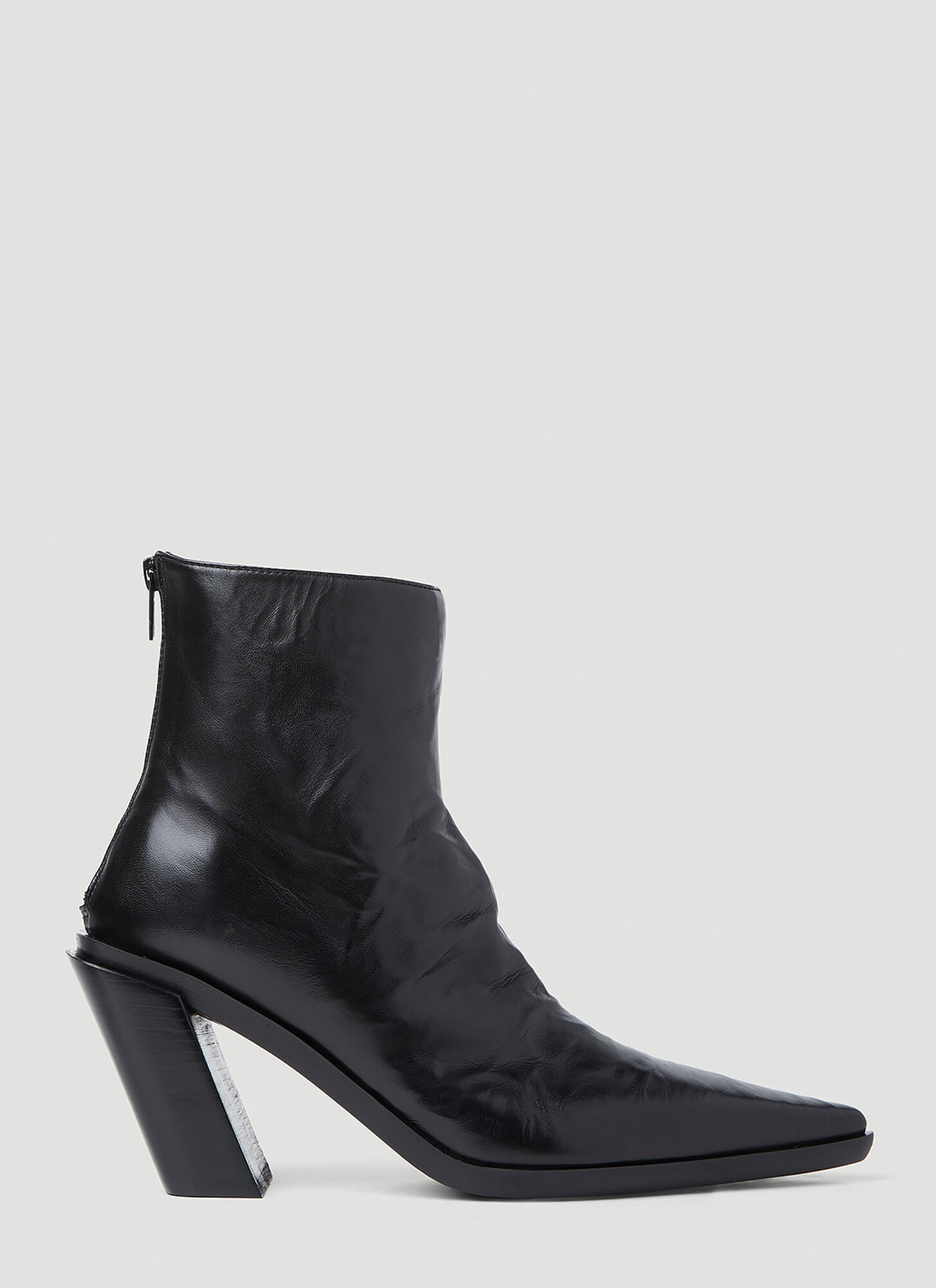 Ann Demeulemeester Leather Ankle Boots