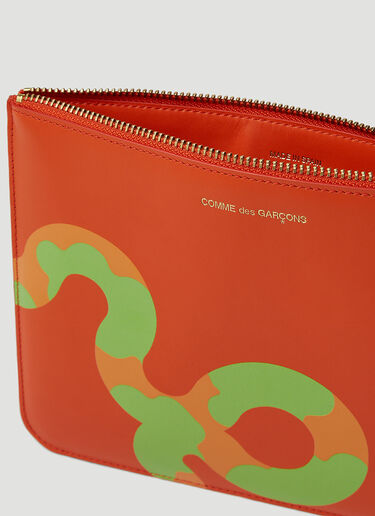 Comme Des Garcons Wallet Ruby Eyes Large Pouch Orange cdw0347014
