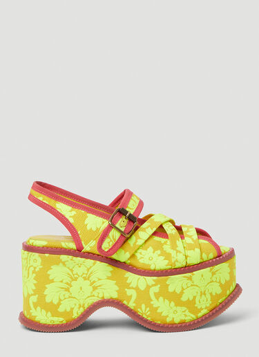 Vivienne Westwood Northern Sole Platform Sandals Yellow vvw0251138