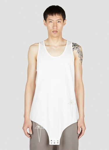 Rick Owens x Champion Basketball Tank Top White roc0153019