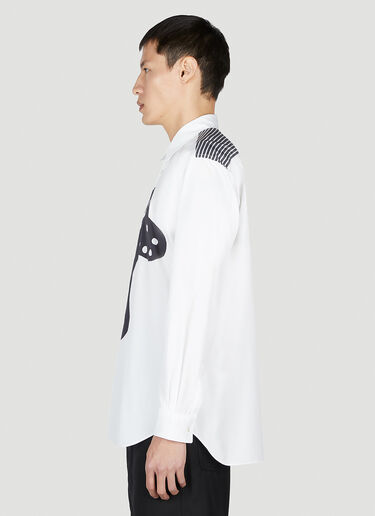 Comme des Garçons SHIRT x Brett Westfall Graphic Print Shirt White cdg0152014