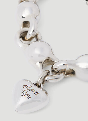 Acne Studios Charm Bracelet Silver acn0154037