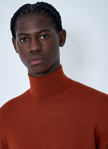 Wool Turtleneck Sweater Saint Laurent Wool Turtleneck Sweater Red sla0162030