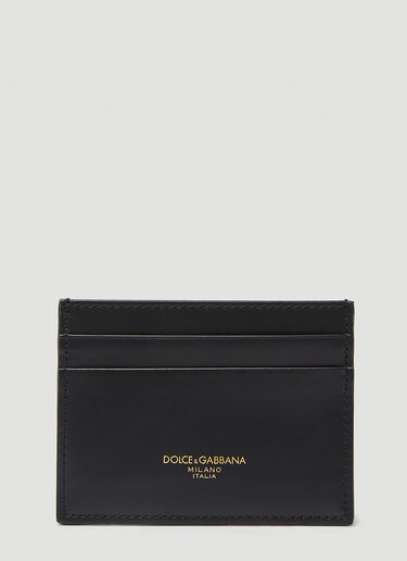 Dolce & Gabbana 徽标印花卡包 黑 dol0147065