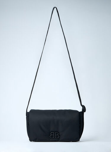 Balenciaga 스몰 모나코 플랩 숄더백 블랙 bal0161027