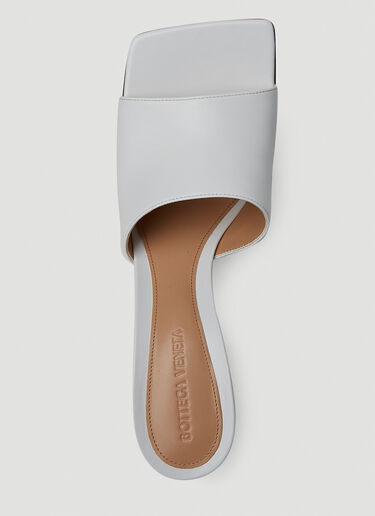 Stretch High Heel Mules Bottega Veneta Stretch High Heel Mules White bov0251145