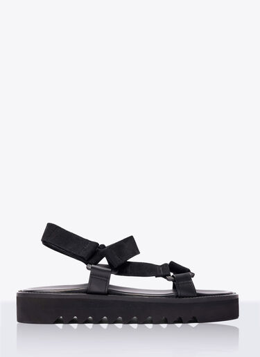 Scarosso Wooster V Suede Sandals Black scr0158043