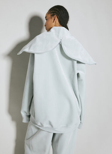 Y-3 Velvet Hooded Sweatshirt Grey yyy0354029
