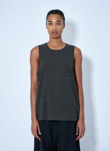 LN-CC® - On x PAF: Zero Singlet Tank Top - Grey On x PAF Zero Singlet Tank Top Grey onr0365002
