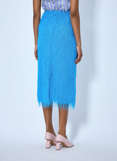 Dries Van Noten Sokna Pencil Midi Skirt Light Blue dvn0264025